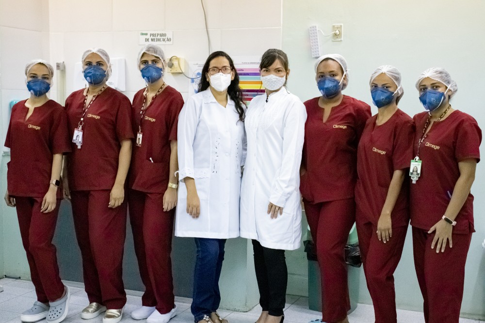 Enfermagem da Climege dribla desafios da pandemia e garante atendimento humanizado